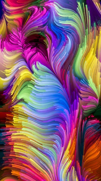 가상 액체 색상 — 스톡 사진