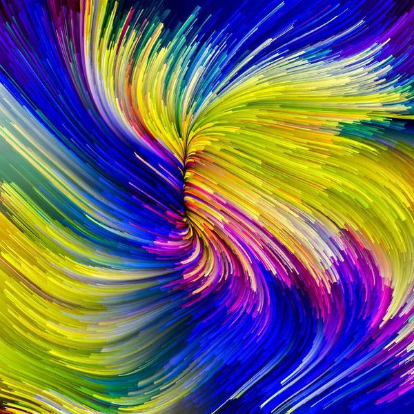Sinergias da pintura colorida — Fotografia de Stock