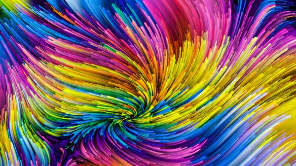 Visualización de pintura colorida — Foto de Stock