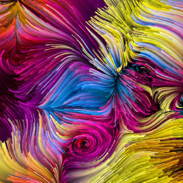 Visualización de pintura colorida — Foto de Stock