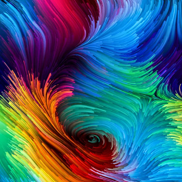 Toevallige kleurrijke verf — Stockfoto