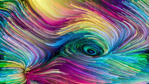 Illusione di vernice colorata — Foto Stock