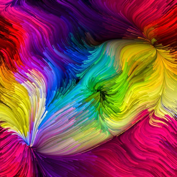 Espírito de pintura colorida — Fotografia de Stock