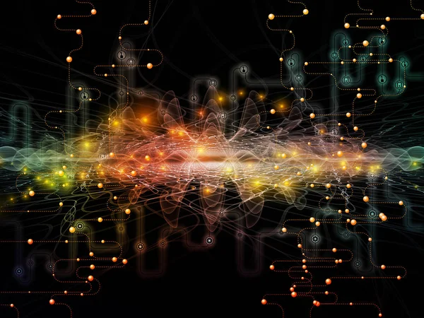 Transferencias virtuales de datos — Foto de Stock