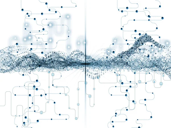 Transferencias conceptuales de datos — Foto de Stock