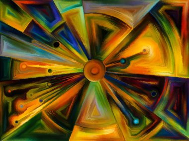 Dairesel Vitray Tasarım