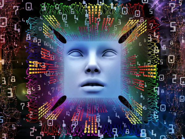 Toward Digital Super Human AI — Stock Photo, Image