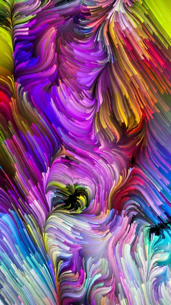 進化する液体の色 — ストック写真