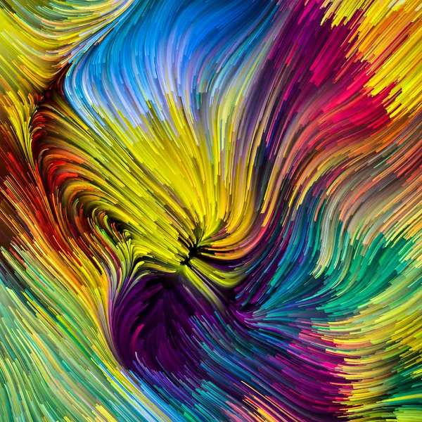 Colorful Paint Synergy — Stock Photo, Image