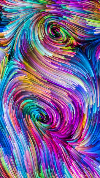 다채로운 페인트 시너지 — 스톡 사진