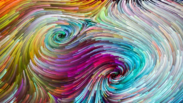 Valuri de vopsea colorată — Fotografie, imagine de stoc