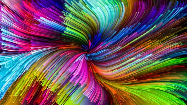 Ondas de tinta colorida — Fotografia de Stock