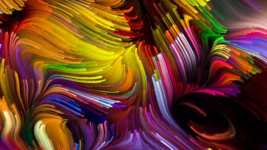 Sıvı renk üzerinde meditasyon