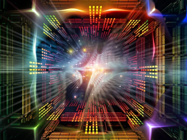 Virtualization of Quantum Space — Stock Photo, Image