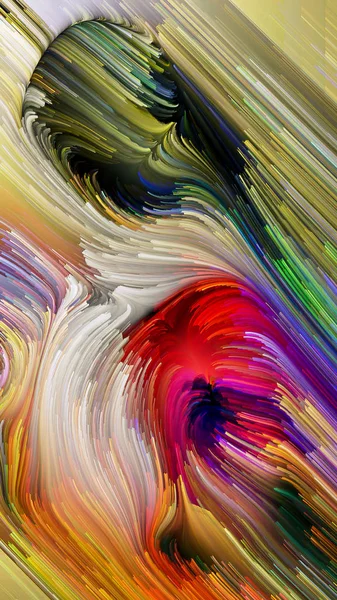 De meditaties op vloeibare kleur — Stockfoto