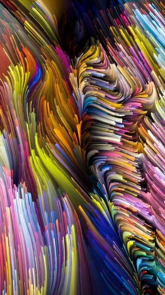 Die Meditationen über flüssige Farbe — Stockfoto