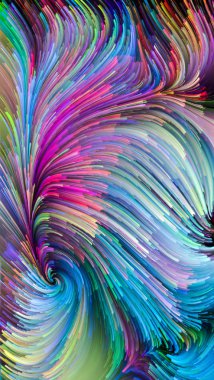 Renkli boya kaçış