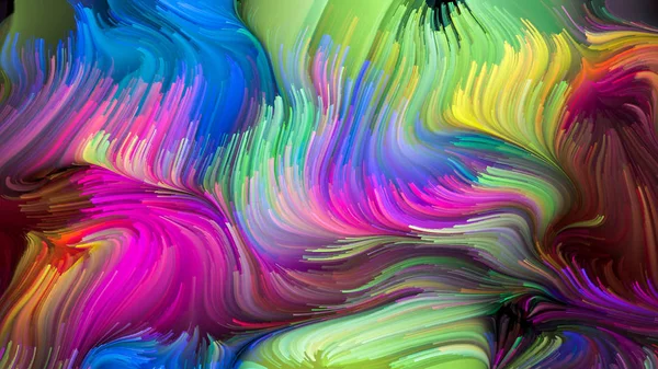 Хвилі рідка кольорів — стокове фото
