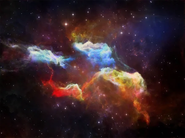 星雲のライト — ストック写真