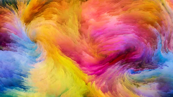 다채로운 페인트 시각화 — 스톡 사진