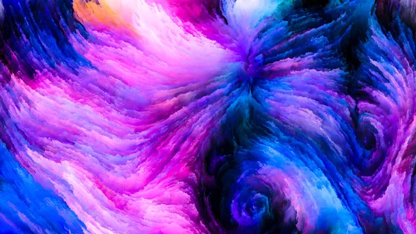 다채로운 페인트 기술 — 스톡 사진