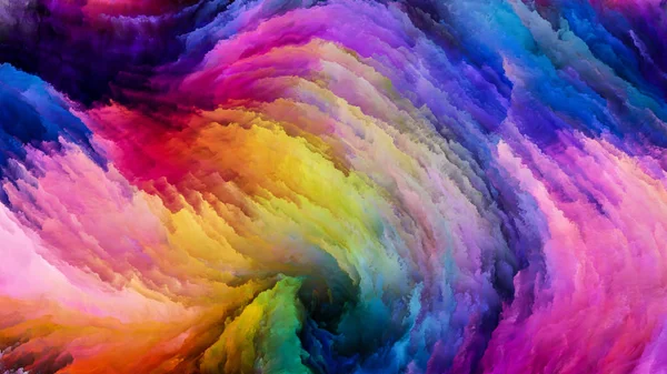 Renkli boya yayılması — Stok fotoğraf