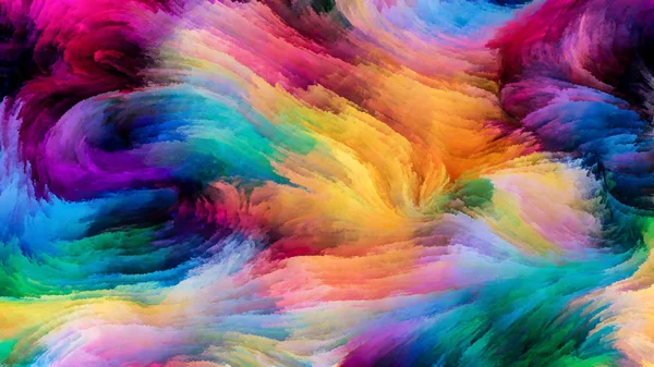 Красива барвиста фарба — стокове фото