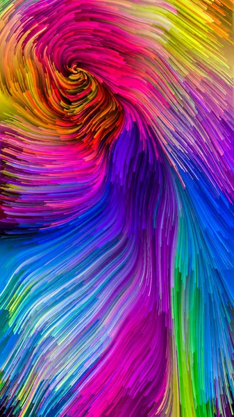 Metáfora de pintura colorida — Fotografia de Stock