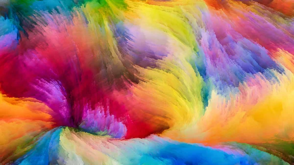 Energy of Digital Paint — Stock Photo, Image