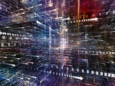 Dijital dijital dünya görselleştirme