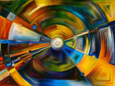 Dairesel Vitray Tasarım