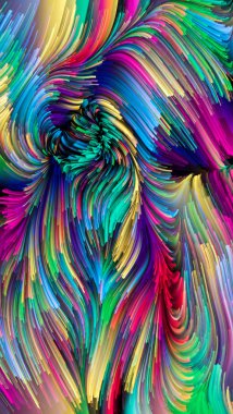 Sıvı renk sanal yaşam