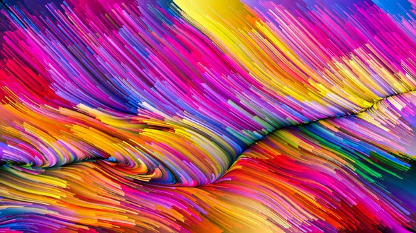 Virtuální tekuté barvy — Stock fotografie