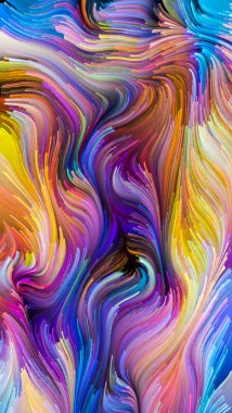 Sıvı renk üzerinde meditasyon