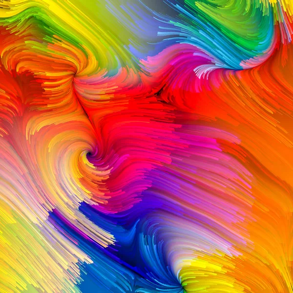 Advance of Liquid Color — Stock Photo, Image