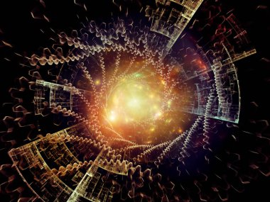 Radyal fraktal doku görselleştirme