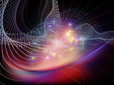 Dijital dünya ışıkları