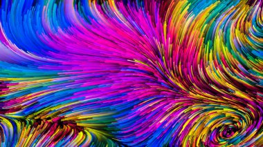 Renkli boya sırları