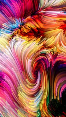 Renkli boya sırları