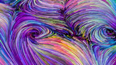 Renkli boya Elegance