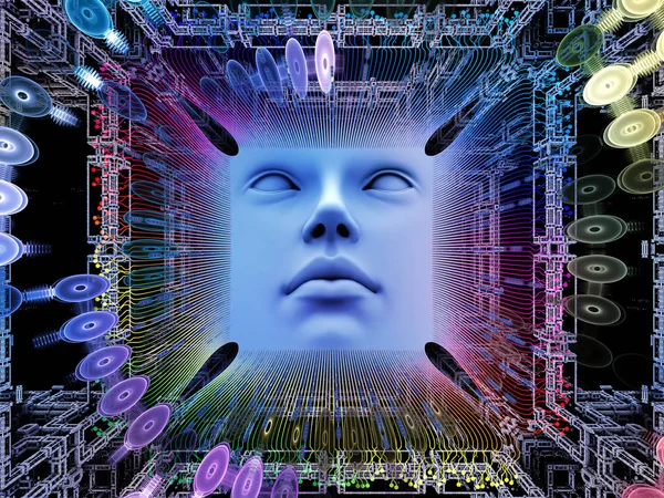 Vida interior de la IA súper humana —  Fotos de Stock