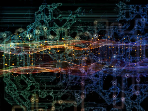 Transferencias de datos informáticos — Foto de Stock