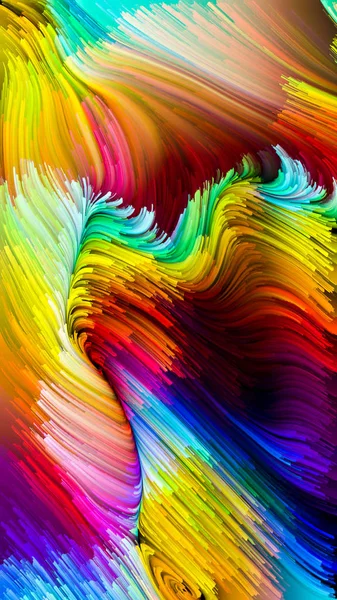 Virtuální tekuté barvy — Stock fotografie