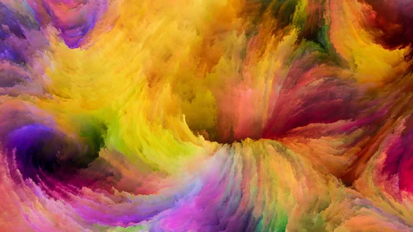 Colorful Paint Paths — Stock Photo, Image