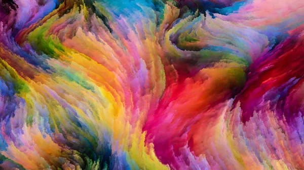 Coloridas ilusiones de pintura — Foto de Stock