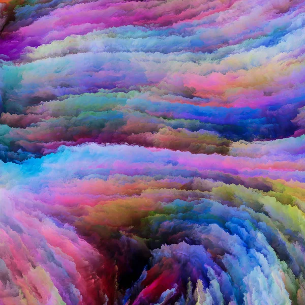 Pétalos de pintura colorida — Foto de Stock