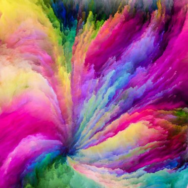 Renkli boya büyüsü