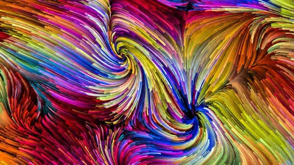 Dans van kleurrijke verf — Stockfoto