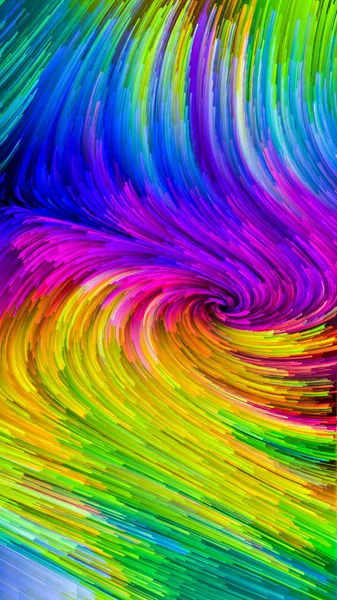 Elementy kolorowe farby — Zdjęcie stockowe