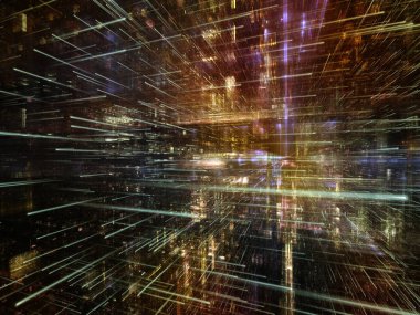 Dijital dünya ışıkları